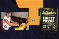 1994 Brett Favre Green Bay Packers Signed Mitchell & Ness Throwback Jersey (Player Hologram)