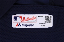 2017 Jason Lane Milwaukee Brewers Spring Training Jersey (MEARS LOA/MLB Hologram)