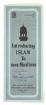 1989 Muhammad Ali World Heavyweight Champion Signed Islam Pamphlet (Beckett LOA)