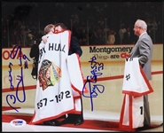 2000s Bobby Hull Tony Esposito Chicago Blackhawks Signed 8" x 10" Photo (PSA/DNA)