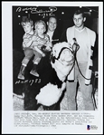 1965 Bobby Hull Chicago Blackhawks Signed 7" x 9" Wire Photo (Beckett Authentication)