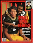 1997 Brett Favre Green Bay Packers Signed Time Magazine (JSA)