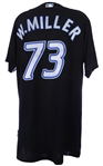 2009 Wade Miller Toronto Blue Jays Spring Training Jersey (MEARS LOA)