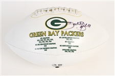 2003 Josh Bidwell Green Bay Packers Signed Football (JSA)
