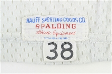 1960's Devils Game Worn Spalding Basketball Jersey (MEARS LOA)