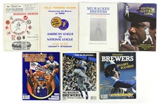 1970s-2000s Milwaukee Brewers Yearbooks, Media Guides, and Ticket Stubs (Lot of 35+)(JSA)