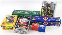1980s-2000s Milwaukee Brewers / Green Bay Packers Trading Cards, Bobble Heads, Magazines, and more (Lot of 650+)