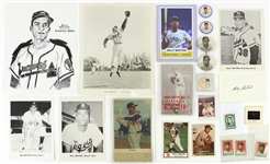 1950s-1960s Billy Bruton Milwaukee Braves Photos, Trading Cards, Signed Baseball, and more (Lot of 50+)(JSA)