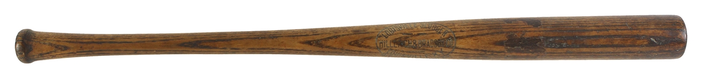 1916-21 H&B Louisville Slugger Professional Model Game Used Bat (MEARS LOA) Sidewritten w/ Postage Label