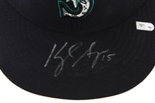 2012 (May 28) Kyle Seager Seattle Mariners Signed Game Worn Memorial Day Cap (MEARS LOA/ / JSA / MLB Hologram)
