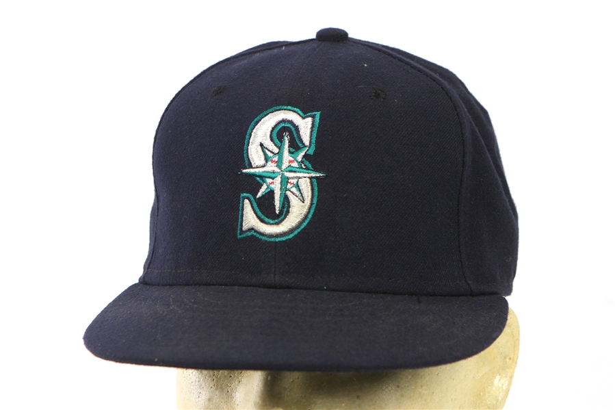 2011 Trayvon Robinson Seattle Mariners Game Worn Cap (MEARS LOA/MLB Hologram)