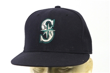 2011 Trayvon Robinson Seattle Mariners Game Worn Cap (MEARS LOA/MLB Hologram)