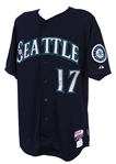 2013 Justin Smoak Seattle Mariners Game Worn Alternate Jersey (MEARS LOA/MLB Hologram)