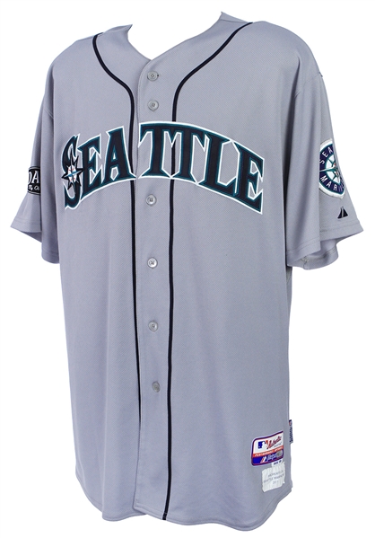 2011 Justin Smoak Seattle Mariners Game Worn Road Jersey (MEARS LOA/MLB Hologram)