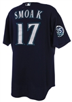 2012 (September 29) Justin Smoak Seattle Mariners Game Worn Alternate Jersey (MEARS LOA/MLB Hologram)