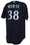 2013 Mike Morse Seattle Mariners Game Worn Alternate Jersey (MEARS LOA/MLB Hologram)