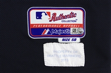 2013 Mike Morse Seattle Mariners Game Worn Alternate Jersey (MEARS LOA/MLB Hologram)