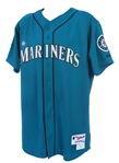 2011 (Aug 12/Sep 12) Trayvon Robinson Seattle Mariners Game Worn Alternate Jersey (MEARS LOA/MLB Hologram)