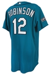 2011 (Aug 12/Sep 12) Trayvon Robinson Seattle Mariners Game Worn Alternate Jersey (MEARS LOA/MLB Hologram)