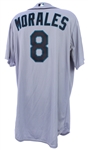  2013 Kendrys Morales Seattle Mariners Game Worn Road Jersey (MEARS LOA/MLB Hologram)