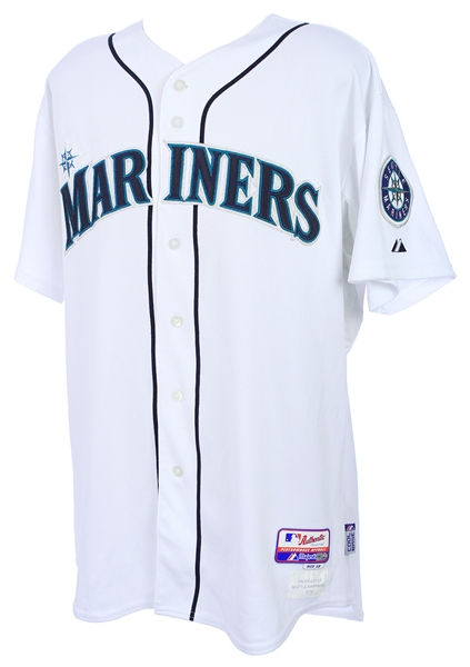 2010 Justin Smoak Seattle Mariners Signed Game Worn Home Jersey (MEARS LOA/ JSA / MLB Hologram)