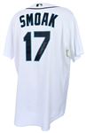 2010 Justin Smoak Seattle Mariners Signed Game Worn Home Jersey (MEARS LOA/ JSA / MLB Hologram)
