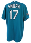 2011 (June 3) Justin Smoak Seattle Mariners Signed Game Worn Alternate Jersey (MEARS LOA / JSA / MLB Hologram) Home Run Jersey