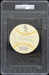 1951-1954 Jim Wilson Milwaukee Brewers Signed 4" Cut (PSA/DNA Slabbed)