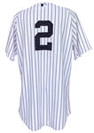 2014 Derek Jeter New York Yankees Home Tribute Jersey (MEARS LOA)