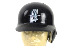 2012-13 Seatlle Mariners Game Worn Batting Helmets - Lot of 8 w/ Justin Smoak, Michael Saunders, Brad Miller & More (MEARS LOA/MLB Holograms)