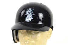 2012-13 Seatlle Mariners Game Worn Batting Helmets - Lot of 8 w/ Justin Smoak, Michael Saunders, Brad Miller & More (MEARS LOA/MLB Holograms)