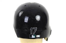 2012-13 Seatlle Mariners Game Worn Batting Helmets - Lot of 8 w/ Justin Smoak, Michael Saunders, Brad Miller & More (MEARS LOA/MLB Holograms)