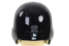 2012-13 Seatlle Mariners Game Worn Batting Helmets - Lot of 8 w/ Justin Smoak, Michael Saunders, Brad Miller & More (MEARS LOA/MLB Holograms)