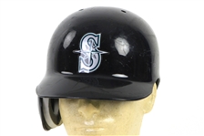 2012-13 Seatlle Mariners Game Worn Batting Helmets - Lot of 8 w/ Justin Smoak, Michael Saunders, Brad Miller & More (MEARS LOA/MLB Holograms)