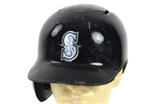 2012-13 Seatlle Mariners Game Worn Batting Helmets - Lot of 8 w/ Justin Smoak, Michael Saunders, Brad Miller & More (MEARS LOA/MLB Holograms)