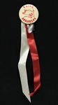 1960s Arkansas Razorbacks "I Like Arkansas" 8" Pin w/ Ribbon 