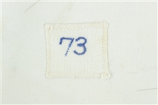 1973 Joe Pepitone/Frank Tepedino Atlanta Braves Game Worn Home Jersey (MEARS LOA)