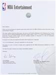 2014 (December 11) Russell Westbrook Oklahoma City Thunder Game Worn Home Jersey (MEARS A10/NBA Letter)