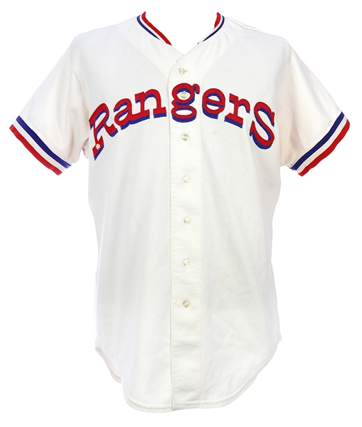 1973-81 Fergie Jenkins Texas Rangers Tribute Jersey (MEARS LOA)
