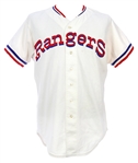 1973-81 Fergie Jenkins Texas Rangers Tribute Jersey (MEARS LOA)