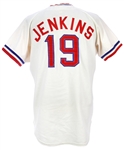1973-81 Fergie Jenkins Texas Rangers Tribute Jersey (MEARS LOA)