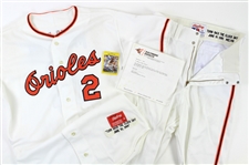 1991 (June 19) Bob Melvin Baltimore Orioles Game Worn Turn Back The Clock Home Uniform (MEARS LOA/Team Letter)