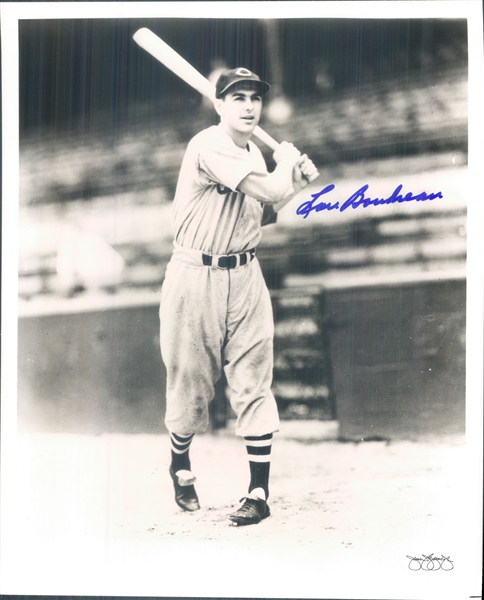 1938-50 Lou Boudreau Cleveland Indians Signed 8" x 10" Photo (*JSA*)