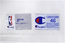 1991-92 Michael Jordan Chicago Bulls Team Issued Home Jersey (MEARS A5)