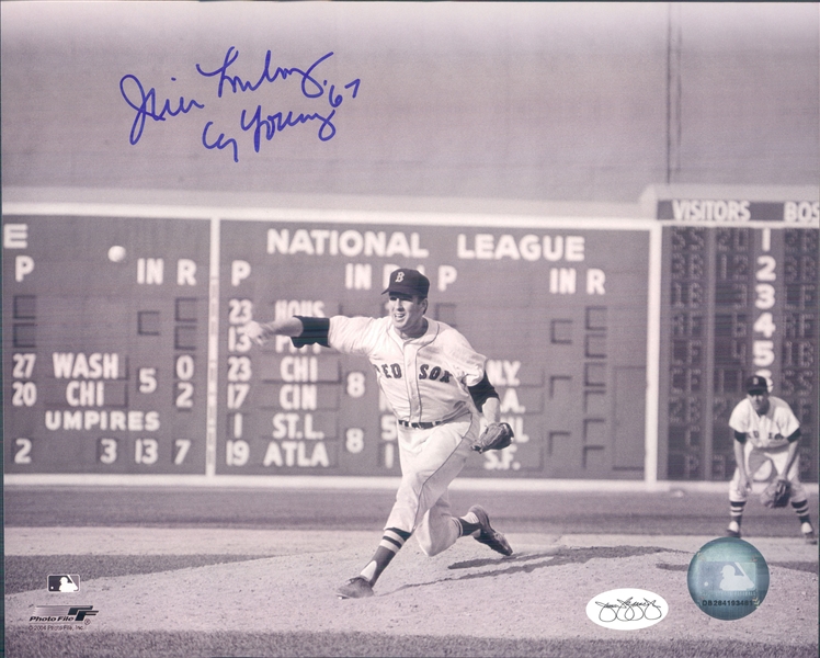 1965-71 Jim Lonborg Boston Red Sox Signed 8" x 10" Photo (*JSA*)