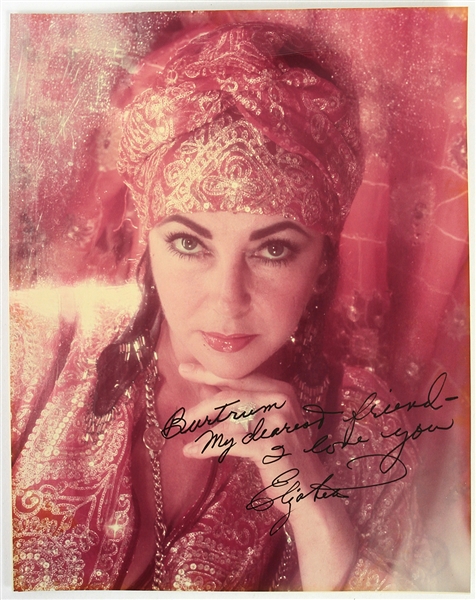 1970s Elizabeth Taylor Signed 8"x 10" Photo (JSA)