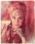 1970s Elizabeth Taylor Signed 8"x 10" Photo (JSA)