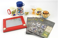 1960s-2000s Hanna Barbara Cup, Etch-A-Sketch, and more (Lot of 11)