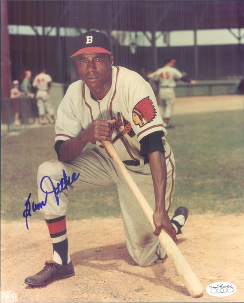 1950-52 Sam Jethroe Boston Braves Signed 8" x 10" Photo (*JSA*)