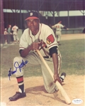 1950-52 Sam Jethroe Boston Braves Signed 8" x 10" Photo (*JSA*)